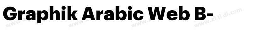 Graphik Arabic Web B字体转换 Graphik Arabic Web B字体转换
